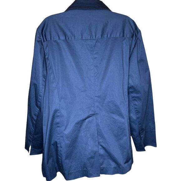 Kate Hill Woman Navy Jacket Size 18W - Picture 3 of 4